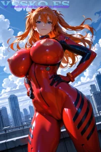 Sexy Anime Girls With Glasses Anime AI Artwork