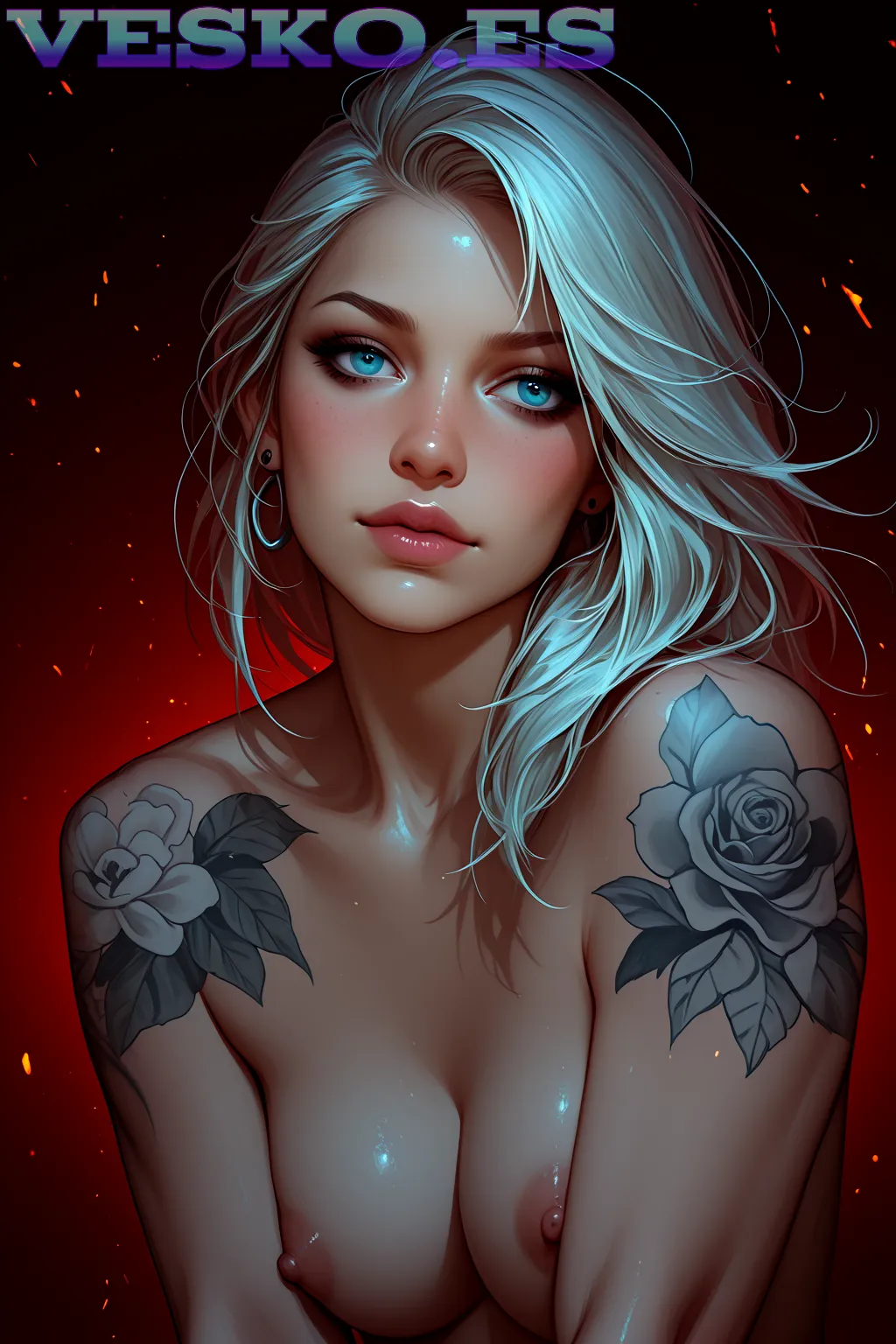 Sexy Brasilena En Bikini Suellen Fernandes Anime AI Artwork