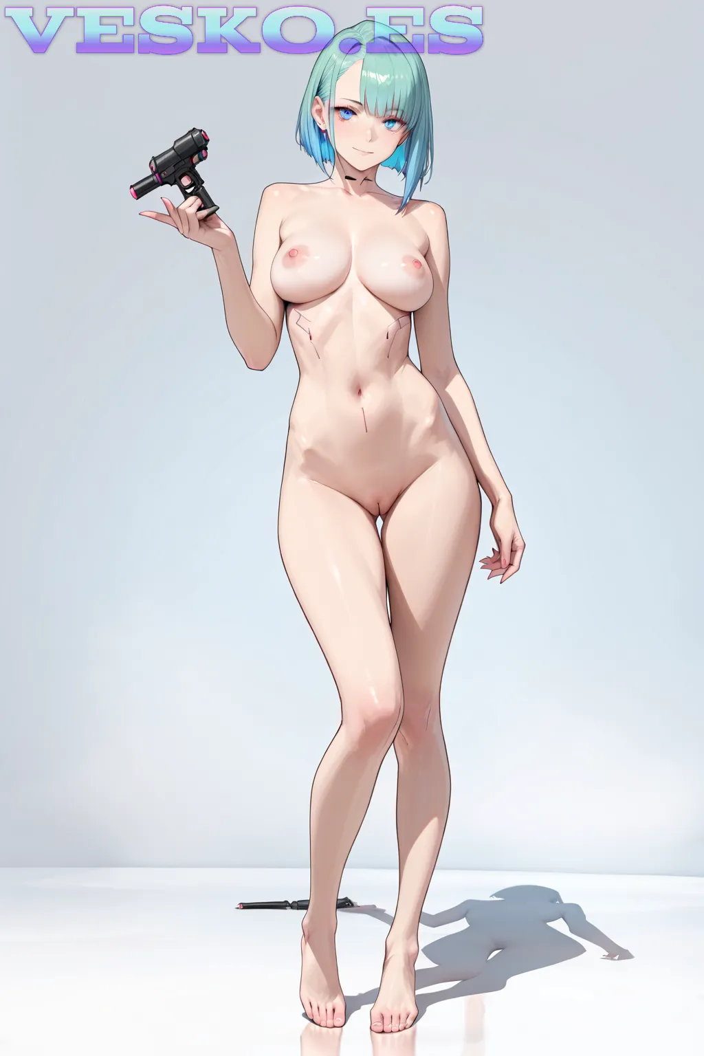 Super Busty Latina Ana Anime AI Artwork