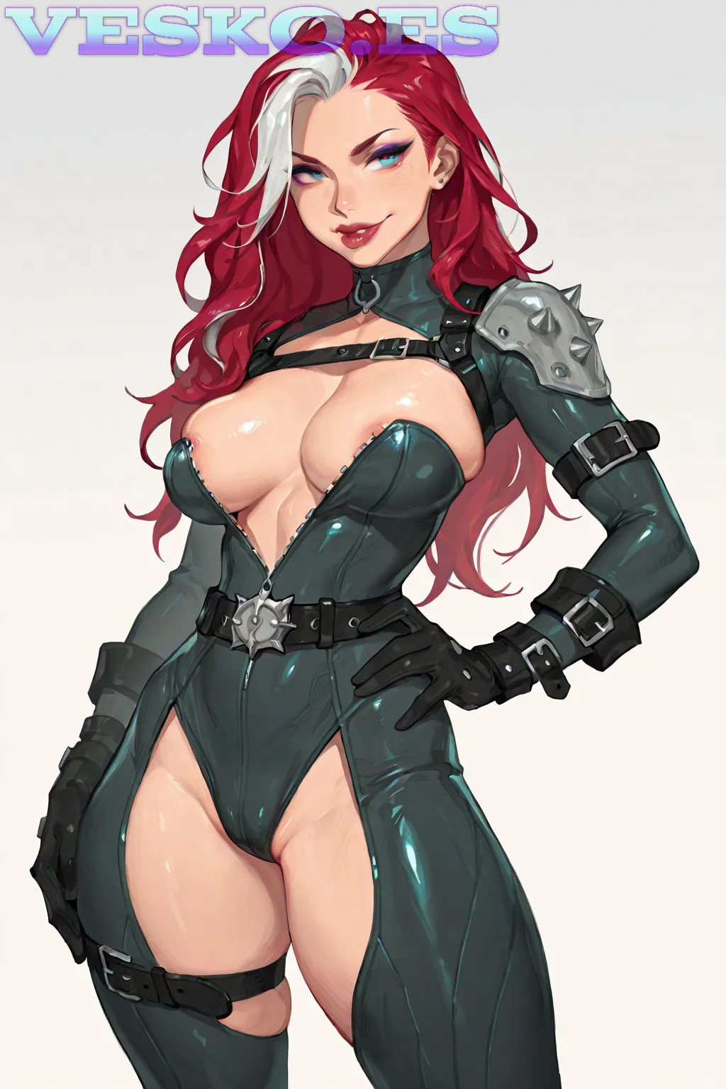 Tetas Desnudas Con Piercing Parte Ocho Anime AI Artwork