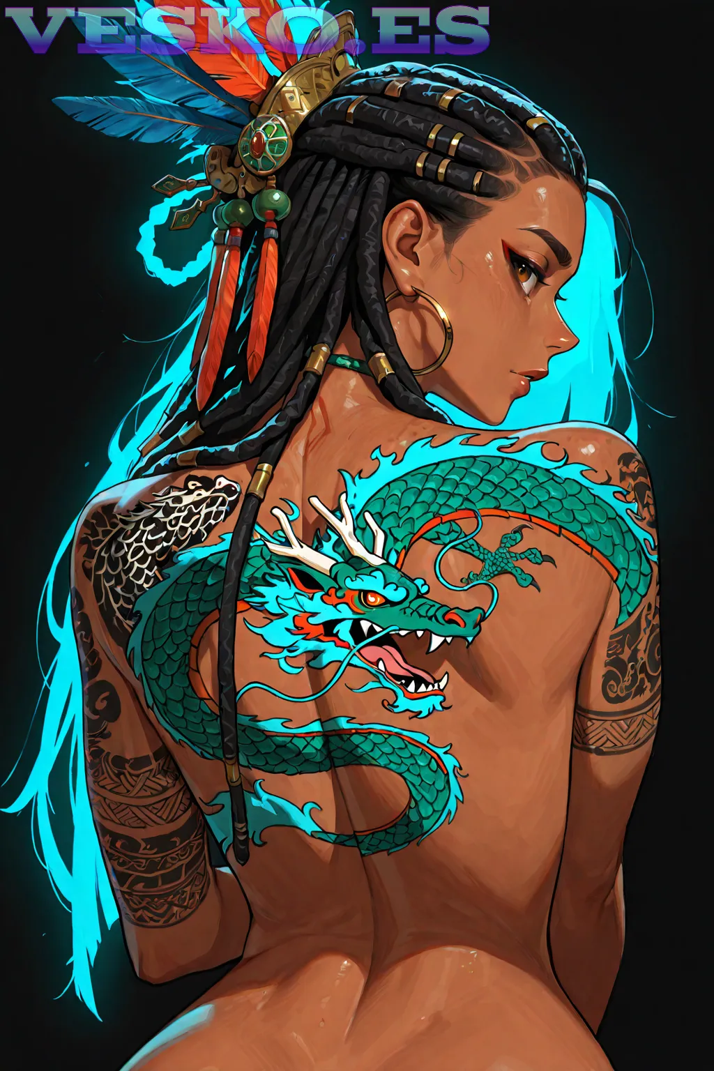 Tetas Sexy Y Pezones Calientes Anime AI Artwork