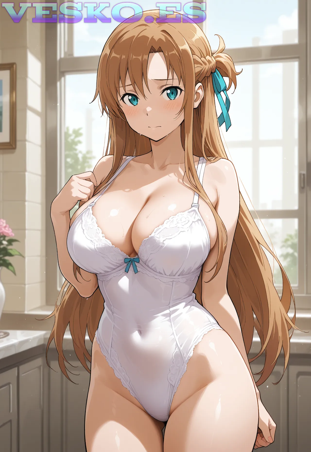 Tibby Sexy Boobed Anime AI Artwork