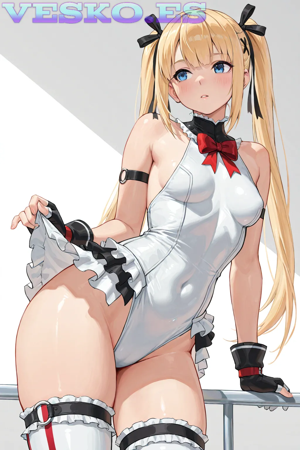 Vecina Al Desnudo Anime AI Artwork
