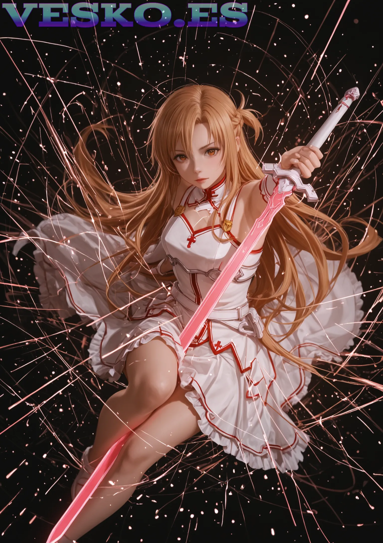 Hada Prohibida En Jardin De Petalos Ardientes 2 Anime AI Artwork